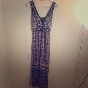 Printed maxi dress